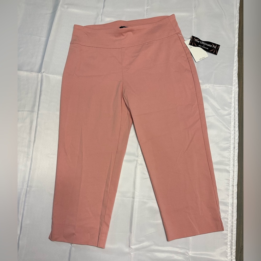 NWT - Zac & Rachel - Cropped Pant - Rose Tan - Size 10